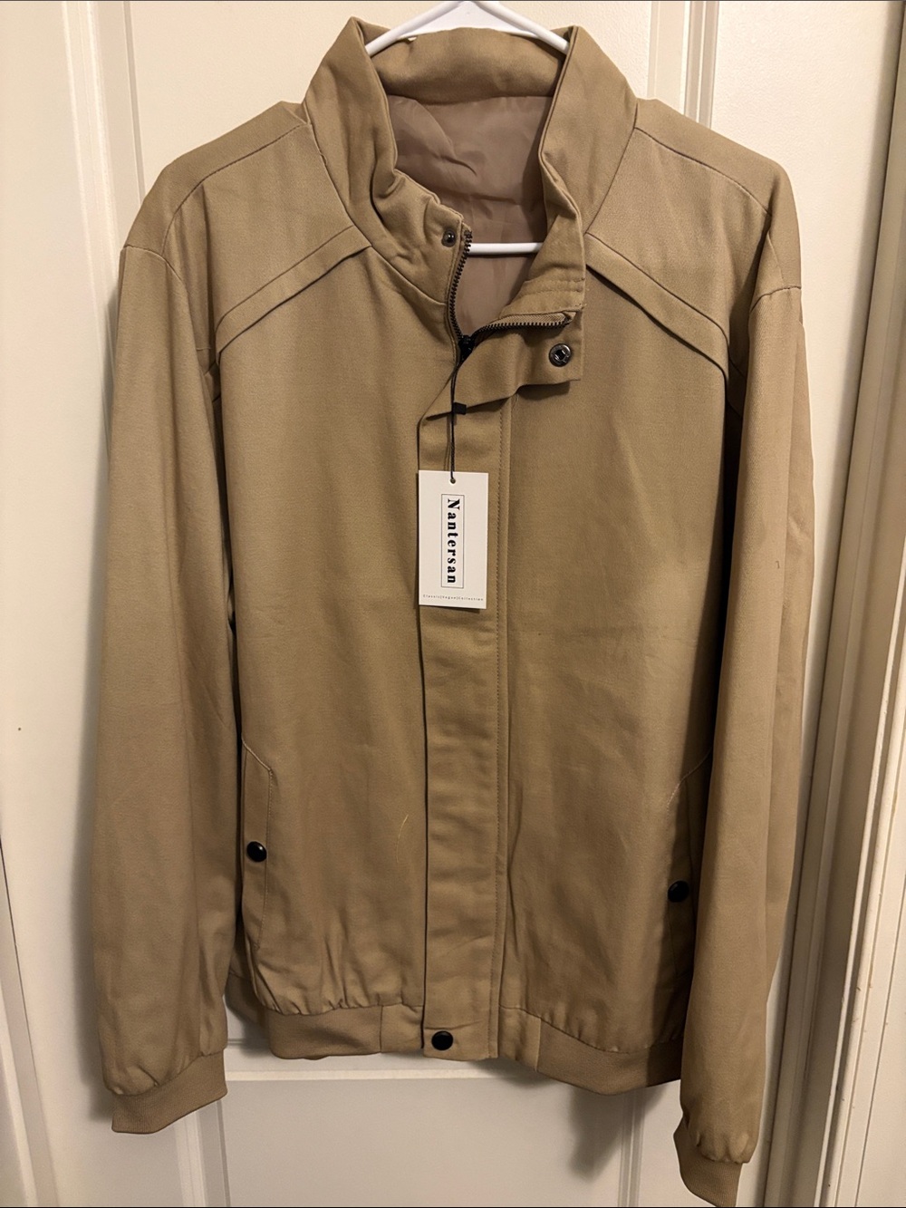 Lightweight Tan Shirt Jacket